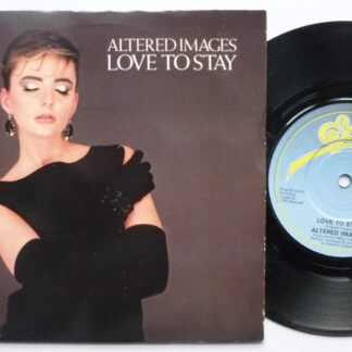 Altered Images Love To Stay 7" Epic A3582 EX/EX 1983 picture sleeve