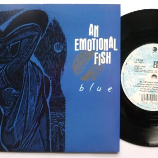 An Emotional Fish Blue 7" East West ZY539 EX/EX 1990 picture sleeve