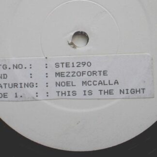 Mezzoforte This Is The Night 12" Steinar STE1290 EX 1980s 12 inch, stickered white label with press release