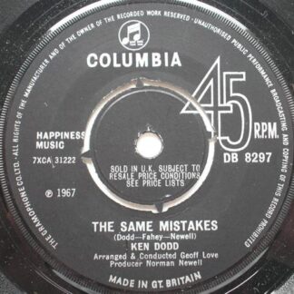 Ken Dodd Same Mistakes 7" Columbia DB8297 EX 1967