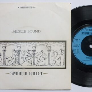 Spandau Ballet Muscle Bound 7" Chrysalis CHS2509 EX/VG 1981 picture sleeve has sticker mark on front top right