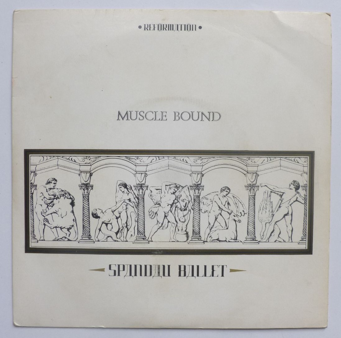 Spandau Ballet Muscle Bound 7" Chrysalis CHS2509 EX/VG 1981 picture sleeve has sticker mark on front top right - Image 2