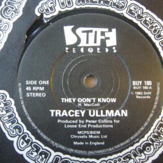 Tracey Ullman They Don't Know 7" Stiff BUY180 EX 1983