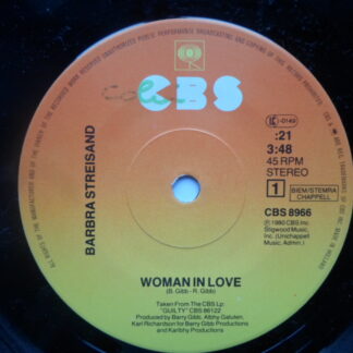 Barbra Streisand Woman In Love 7" CBS SCBS8966 EX 1980 Made in Holland