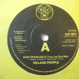 Village People San Francisco 7" DJM DJS10817 EX 1977