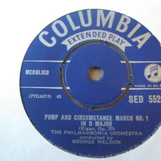 George Weldon Variation 8 7" Columbia SED5520 EX 1950s