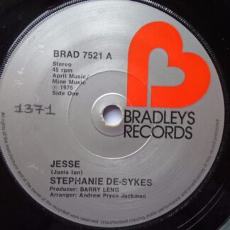 Stephanie De Sykes Jesse 7" Bradleys BRAD7521 EX 1975