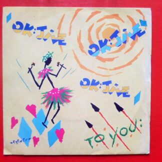 OK Jive To You 7" Epic EPCA1472 EX/VG 1981 picture sleeve, there is punch hole in label rim, handwritten number on label
