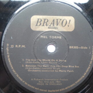 Mel Torme Mel Torme EP Bravo BR302 EX 1964