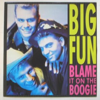 Big Fun Blame It On The Boogie 12" Jive JIVET217 EX /EX 1989 12 inch