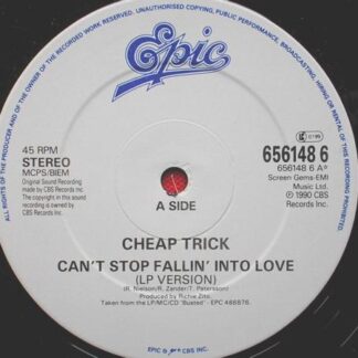 Cheap Trick Can't Stop Fallin' Into Love 12" Epic 6561486 EX 1990 12 inch
