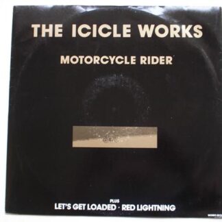 Icicle Works Motorcycle Rider 12" Work WORKSQ100 EX/VG 1990 12 inch