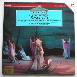 Sadko Rimsky-Korsakov 2xLD Philips 0704391 EX/EX 1994 double 12" laserdisc with booklet, approx 2 hours 54 minutes, with Kirov Chorus Opera & Ballet