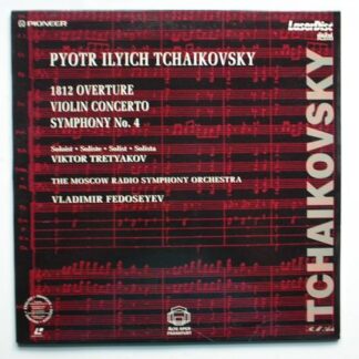 Vladimir Fedoseyev Tchaikovsky 1812 Overture LD Pioneer PLMCB00511 EX/EX 1992 12 laserdisc with booklet, with Moscow Radio Symphony Orchestra, approx 103 minute, made in USA