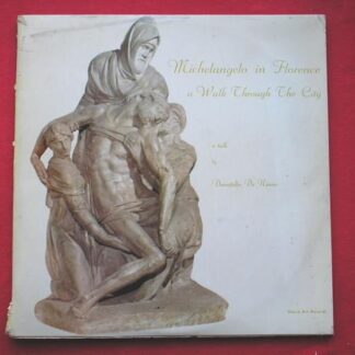 Michelangelo In Florence LP Gloria Art DN6001 EX/VG 1960s with 20 film slides, narrated by Donatello De Ninno
