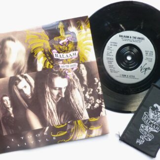 Balaam & The Angel I Took A Little 7" Virgin VSP1213 EX/EX 1989 picture sleeve with patch