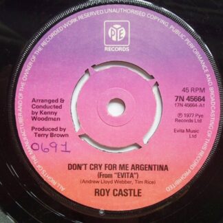 Roy Castle Don't Cry For Me Argentina 7" Pye 7N45664 EX 1977