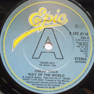 Cheap Trick Way Of The World 7" Epic SEPC8114 EX 1979 demo