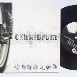 China Drum Wipeout 7" Mantra MMT12 EX/EX 1996 wraparound picture sleeve