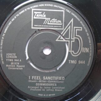 Commodores I Feel Sanctified 7" Tamla Motown TMG944 EX 1975