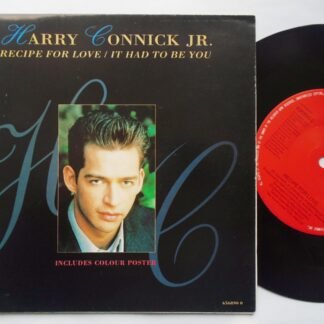 Harry Connick Jr Recipe For Love 7" Columbia 6568900 EX/EX 1991 poster sleeve, made in Holland