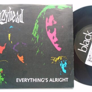 Crazyhead Everything's Alright 7" Black REV64 EX/EX 1990 picture sleeve, German pressing