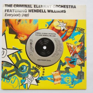 Criminal Element Orchestra Everybody 7" Deconstruction PB44071 EX /EX 1990 picture sleeve