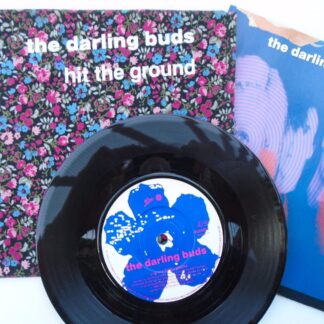 Darling Buds Hit The Ground 7" Epic BLONDQ2 EX/EX 1989 picture sleeve in floral cloth outer sleeve