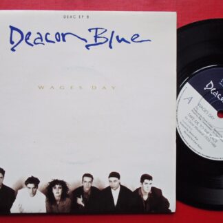Deacon Blue Wages Day 7" CBS DEACEP8 EX/EX 1989 gatefold picture sleeve