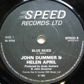 John Dummer & Helen April Blue Skies 7" Speed SPEED8 EX 1982