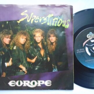 Europe Superstitious 7" Epic 3407979 EX/VG 1988 picture sleeve, US pressing