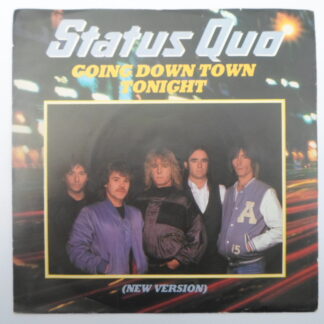 Status Quo Going Down Town Tonight 7" Vertigo QUO15 EX/EX 1984 picture sleeve