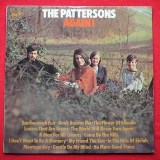 Pattersons Again LP CBS 63532 VG/EX 1969 There is a pressing fault on My Friend The Sea which is slightly audible for half a minute. Otherwise the vinyl is EX.