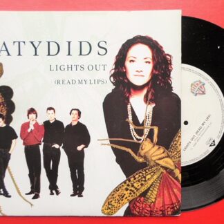 Katydids Lights Out 7" Warner Bros W9852 EX/EX 1990 picture sleeve, made in Germany