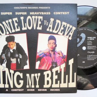 Monie Love Ring My Bell 7" Cooltempo COOL224 EX/EX 1990 picture sleeve, both sides with Adeva