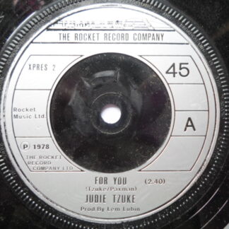 Judie Tzuke For You 7" Rocket ROKN541 EX 1978 plastic label