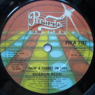 Sharon Redd Takin' A Chance On Love 7" Prelude PRLA3197 EX 1982