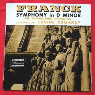 Eugene Ormandy Franck Symphony In D Minor 10"LP Philips ABR4048 EX/EX 1950s 10 inch LP with Philadelphia Orchestra