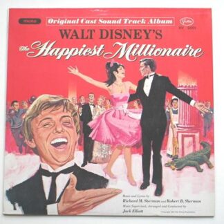 Walt Disney's Happiest Millionaire LP Buena Vista BV5001 EX/EX 1967 with Tommy Steele & Fred MacMurray
