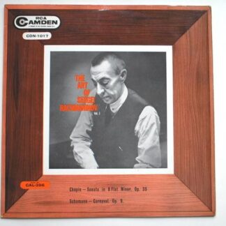 Sergei Rachmaninov The Art Of Sergei Rachmaninov LP RCA Camden CDN1017 EX/VG 1959