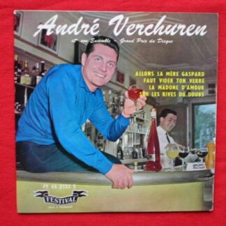 Andre Verchuren Andre Verchuren EP Festival FY2132S EX/EX 1960s picture sleeve, French pressing, Tracks: Allons La Mere Gaspard, La Madone D'amour, Faut Vider Ton Verre, Sur Les Rives Du Doubs