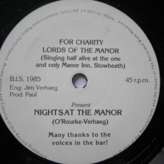 Lords Of The Manor Nights At The Manor 7" BIS1985 EX 1980s b-side by Chalkie