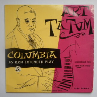 Art Tatum Genius Of Art Tatum EP Columbia SEB10003 EX/VG 1960s picture sleeve