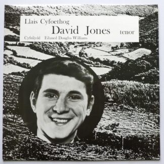 David Jones Llais Cyfoethog LP Cambrian MCT206 EX/EX 1971 sleeve has writing on rear
