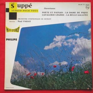 Paul Paray Suppe Overtures 10"LP Philips 836601VZ EX /EX 1960s 10 inch LP, French pressing