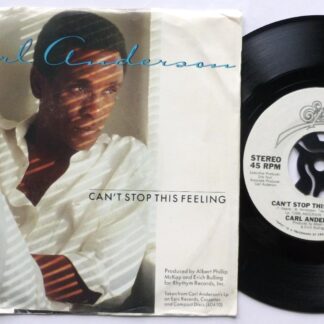 Carl Anderson Can't Stop This Feeling 7" CBS 3406357 EX 1980s US pressing, demo
