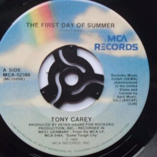 Tony Carey The First Day Of Summer 7" MCA MCA52388 EX 1984 US pressing