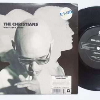 Christians What's In A Word 7" Island IS536 EX/EX 1992 picture sleeve