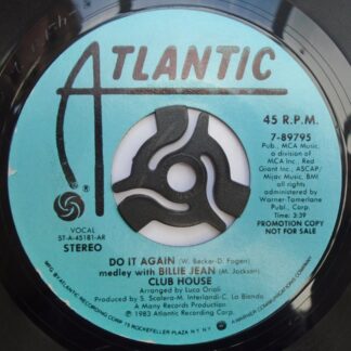 Club House Do It Again 7" Atlantic 789795 EX 1983 US pressing, demo