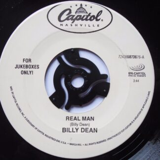 Billy Dean Real Man 7" Capitol 58736 EX 1970s US pressing special juke box issue